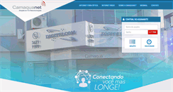 Desktop Screenshot of camaquanet.com.br